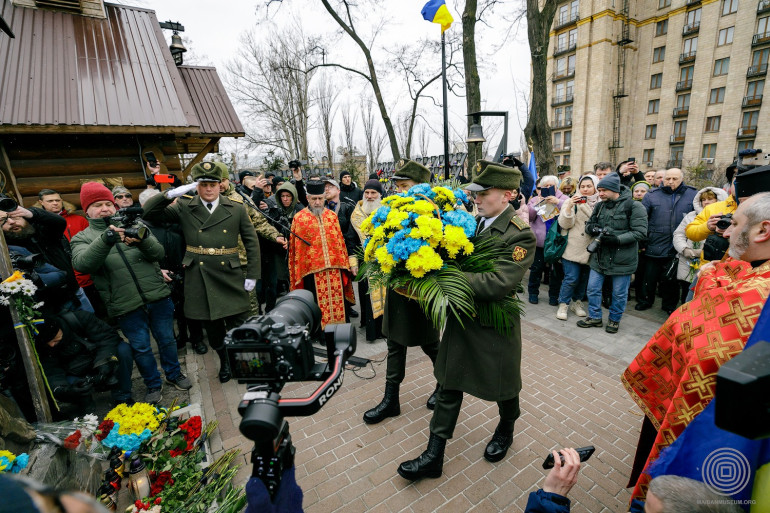 Церемоніал ушанування пам’яті Героїв небесної сотні відбувся у столиці