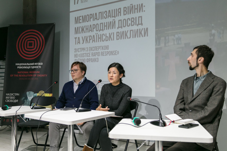 Міжнародний досвід меморіалізації: зустріч з експерткою НО «Justice Rapid Response» Луїзою Франко